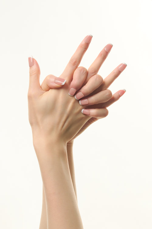 Bare Intentions / No.01 − Soft Nude Gradient French Tip with Natural Square Shape